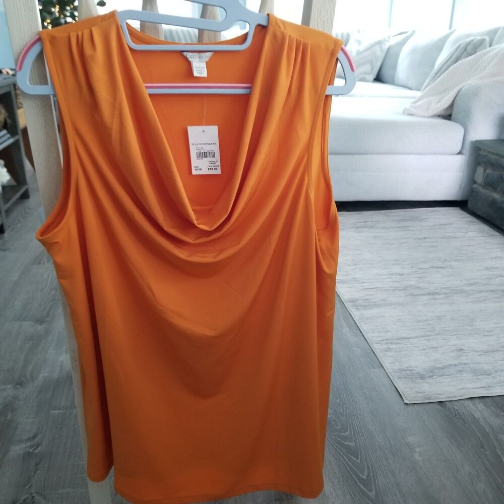 Pair of Cato cowl neck sleeveless NWT 14/16 - Picture 6 of 8